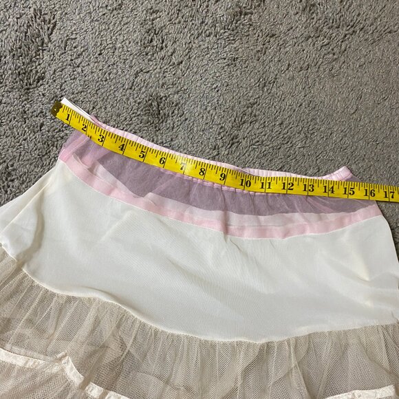 vintage handmade 50's poodle skirt a-line with crinoline - Picture 11 of 12